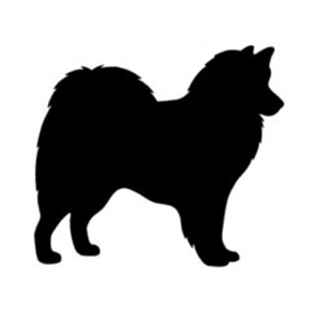 American Eskimo Dog Silhouette