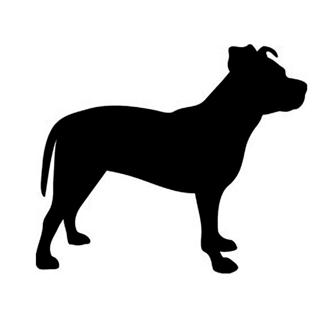 American Pit Bull Terrier Silhouette