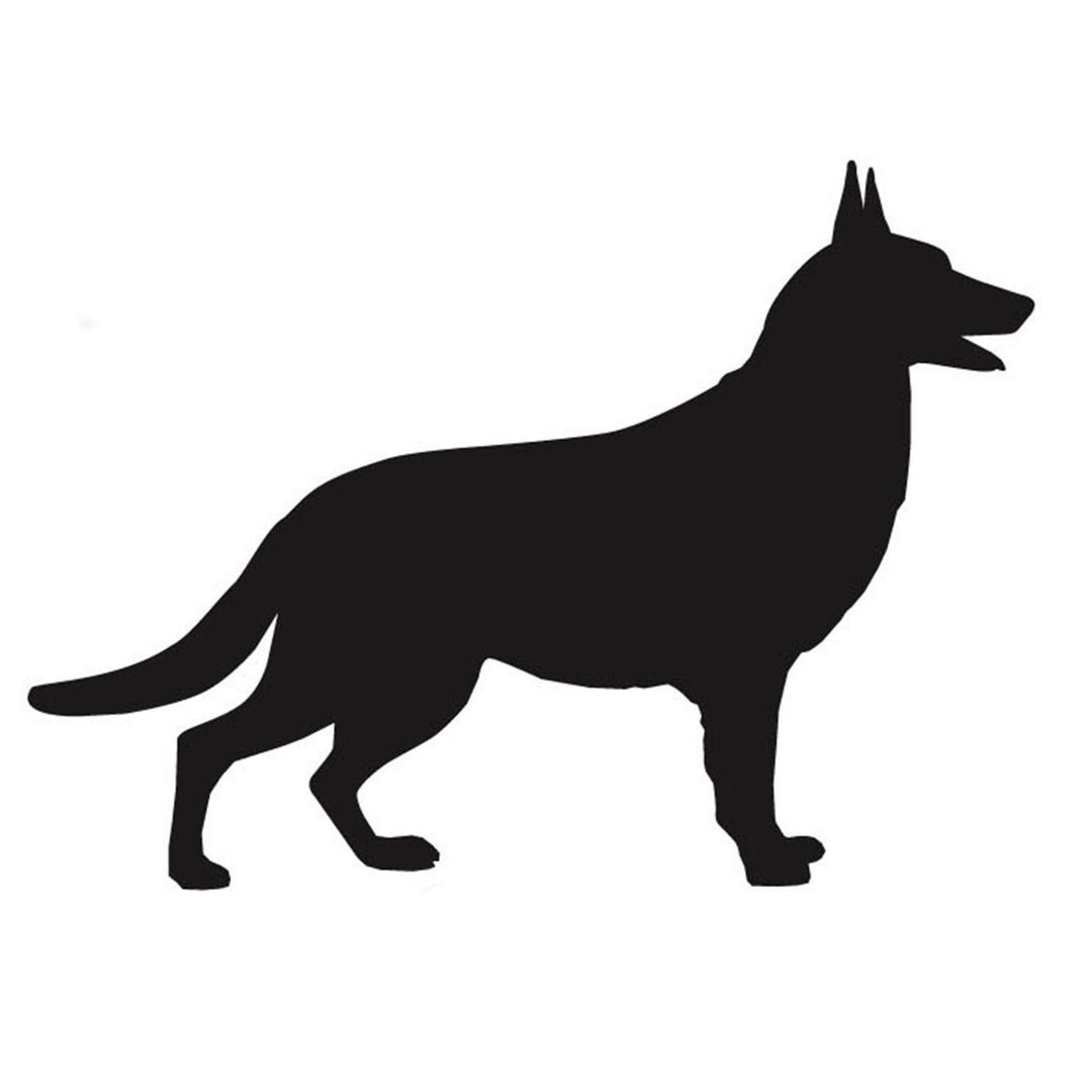 German Shepherd Dog Silhouette