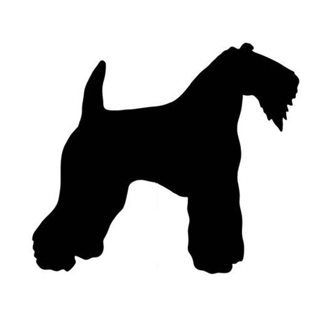 Kerry Blue Terrier Silhouette