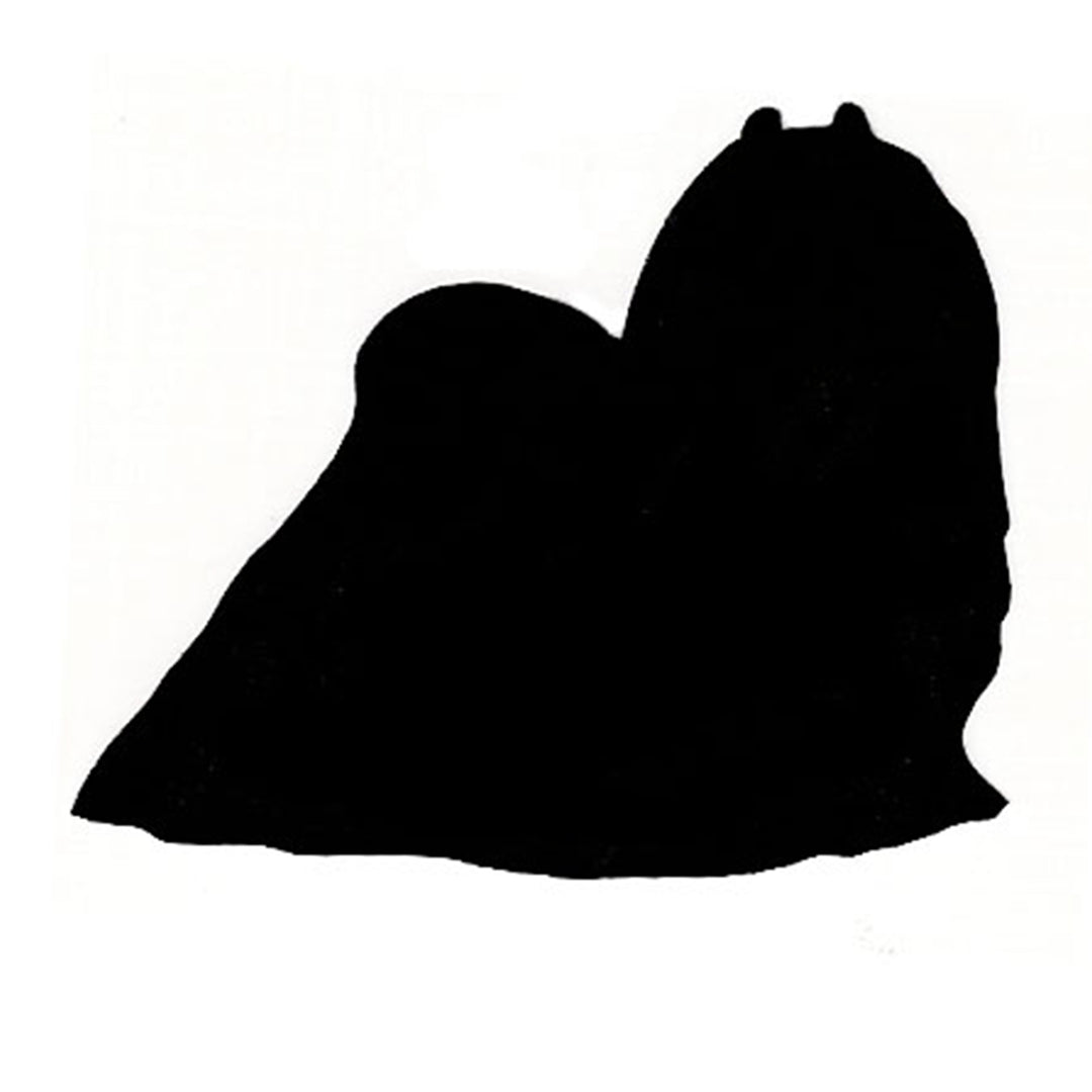 Maltese (long haired) Silhouette