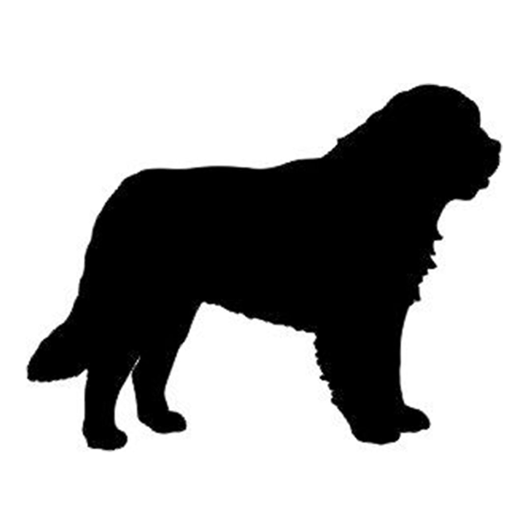 Saint Bernard Silhouette