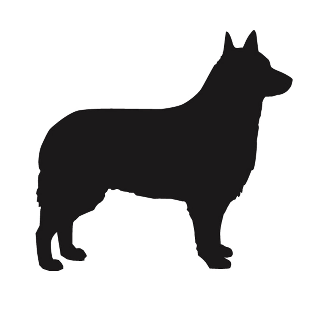 Belgian Sheepdog Silhouette