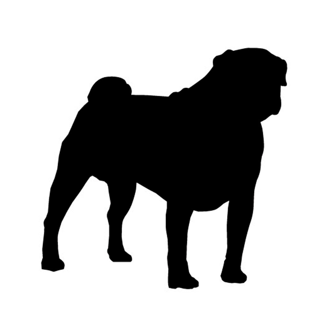 Valley Bulldog Silhouette