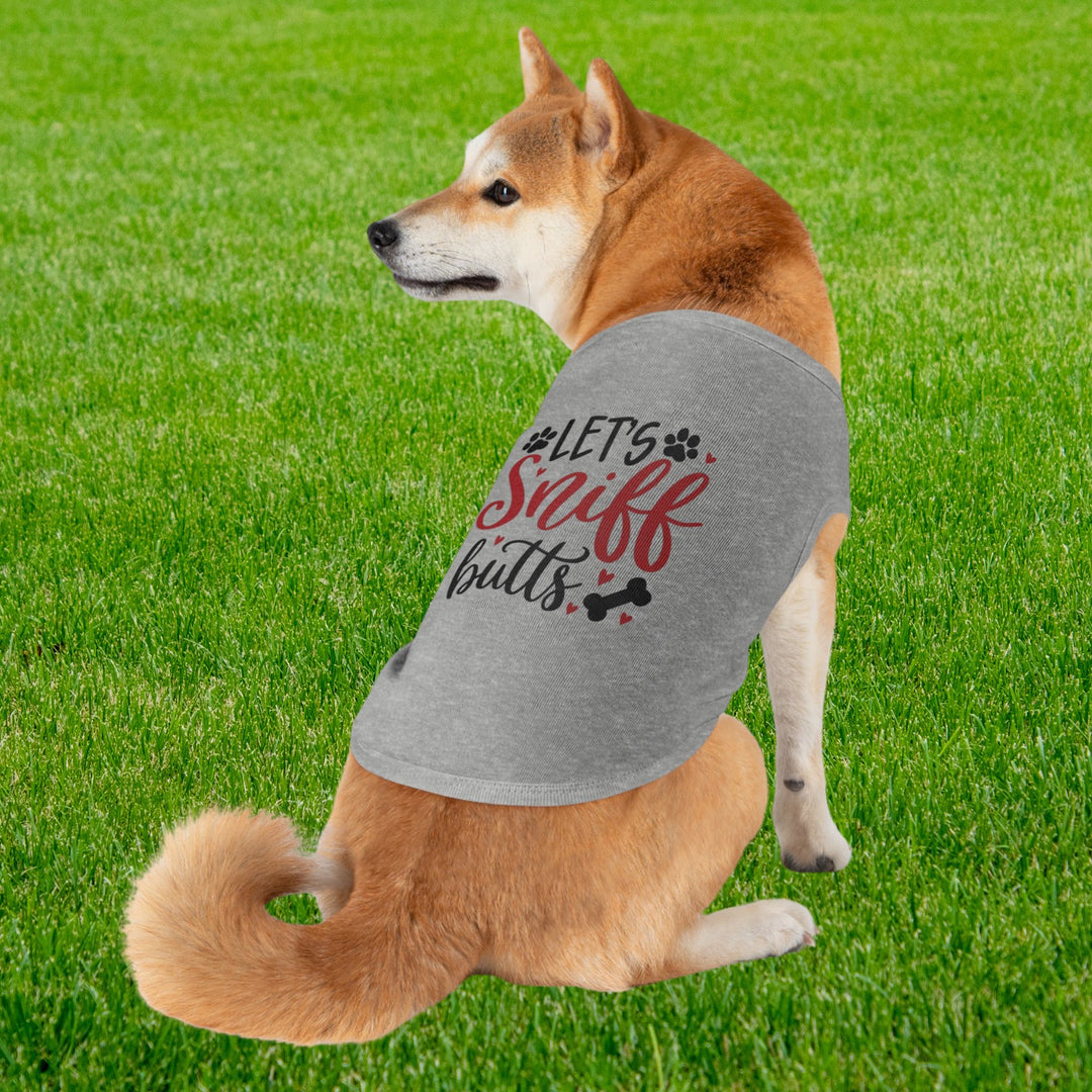 Valentine's Day Pet Tank - Let's Sniff Butts - Multiple colors and sizes available