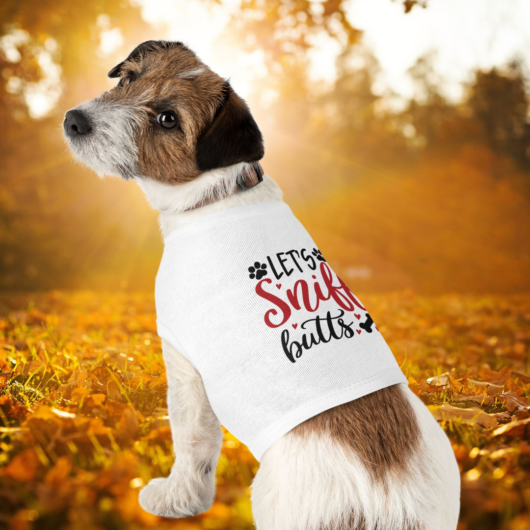 Valentine's Day Pet Tank - Let's Sniff Butts - Multiple colors and sizes available