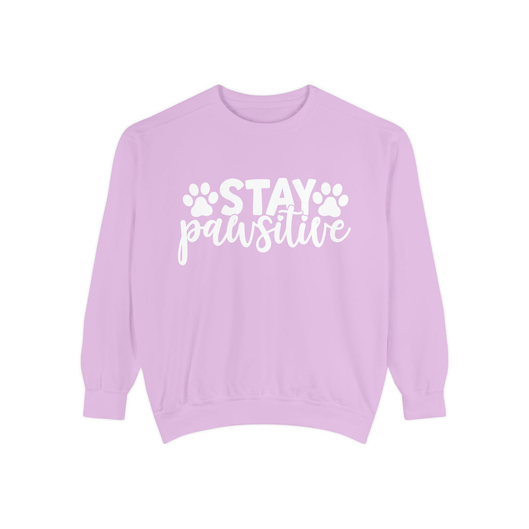 Stay Pawsitive - Comfort Colors Sweatshirt Sizes S-XL - relaxed fit Pet Lover clothing