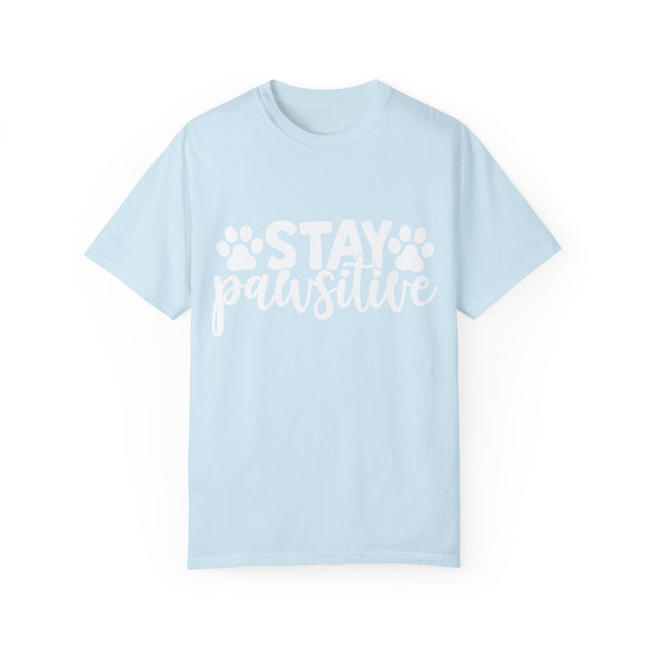 Stay Pawsitive Comfort Colors t-shirt Sizes 2XL-4XL Multiple Colors