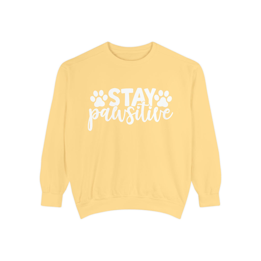 Stay Pawsitive - Comfort Colors Sweatshirt Sizes S-XL - relaxed fit Pet Lover clothing