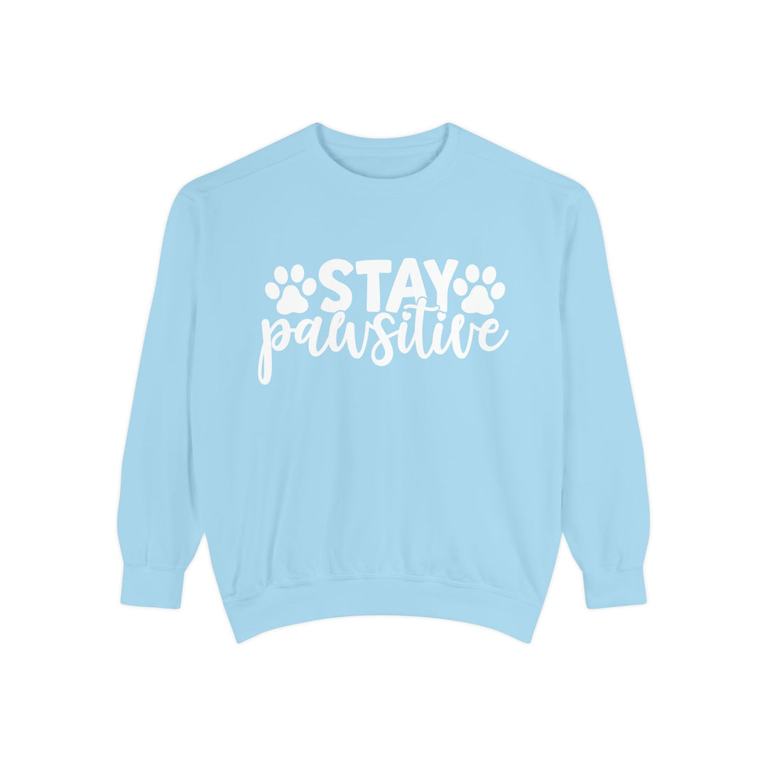 Stay Pawsitive - Comfort Colors Sweatshirt Sizes S-XL - relaxed fit Pet Lover clothing