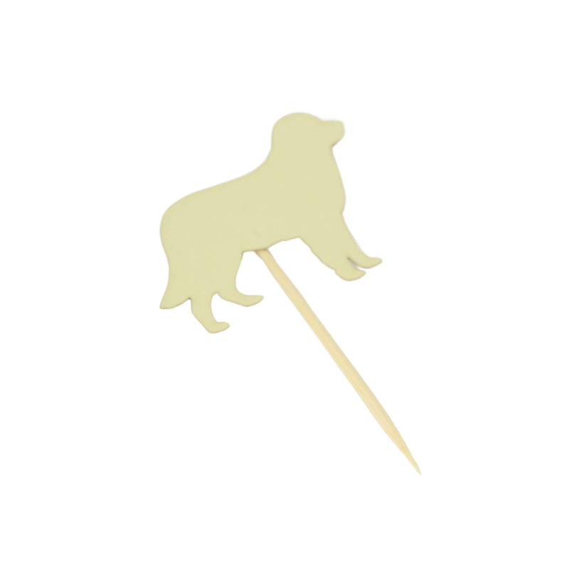 Golden Retriever Cupcake Toppers Set of 12 | Golden Dog Party Decorations | Birthday Decor