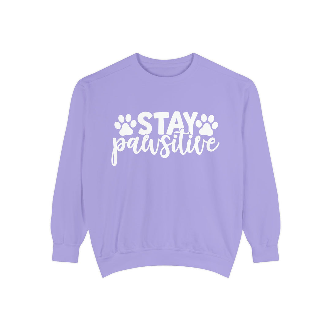 Stay Pawsitive - Comfort Colors Sweatshirt Sizes S-XL - relaxed fit Pet Lover clothing