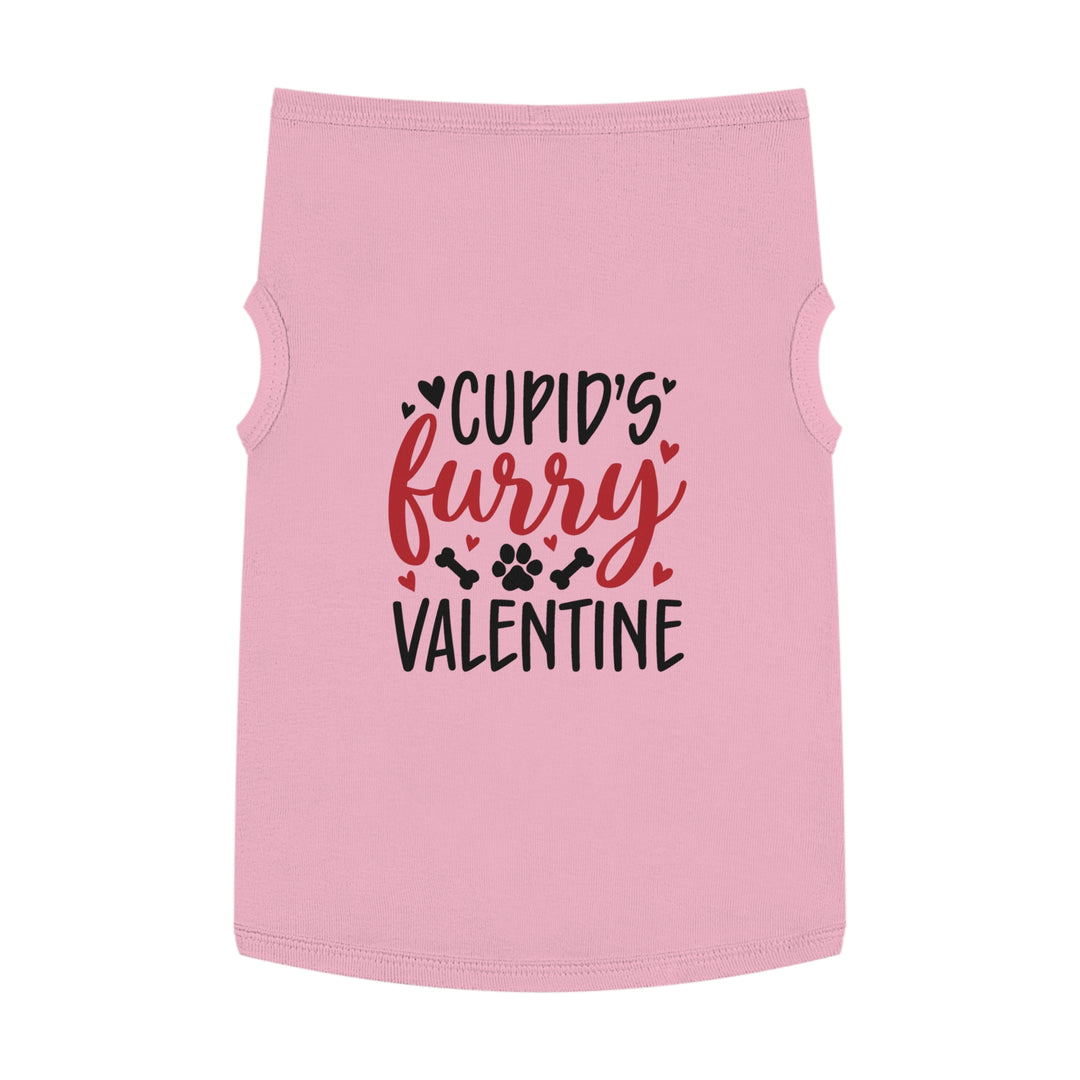 Valentine's Day Pet Tank - Cupid's Furry Valentine - Multiple colors and sizes available