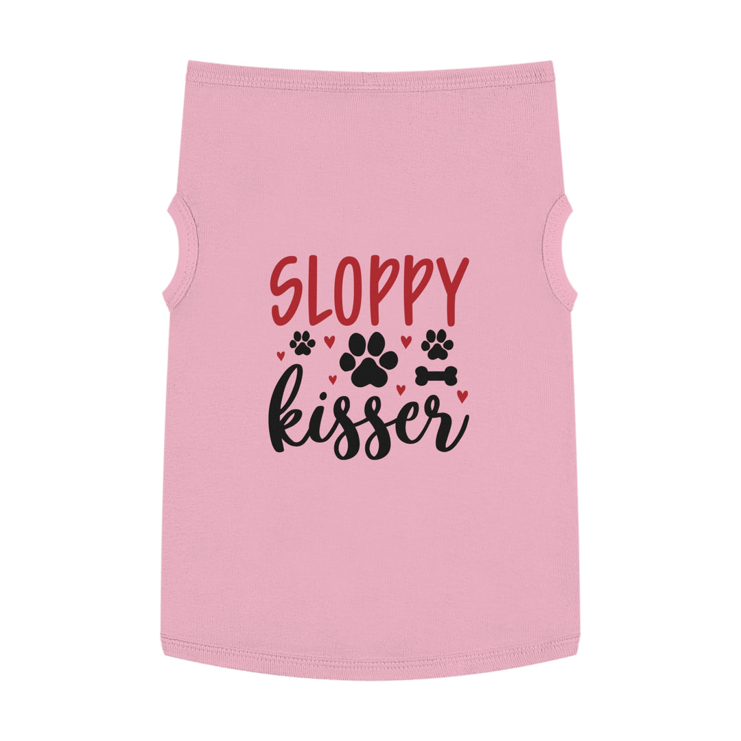 Valentine's Day Pet Tank - Sloppy Kisser - Multiple colors and sizes available