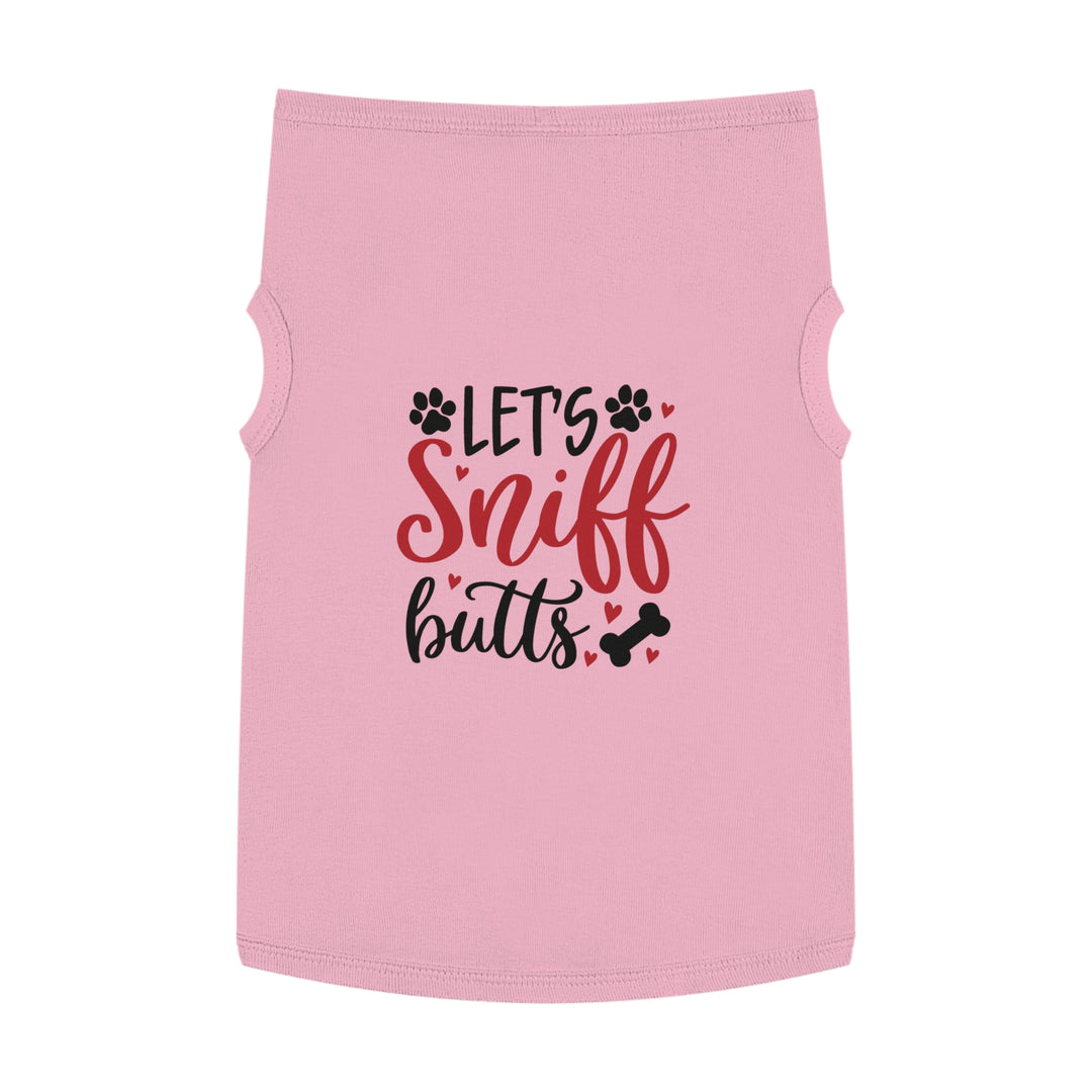 Valentine's Day Pet Tank - Let's Sniff Butts - Multiple colors and sizes available