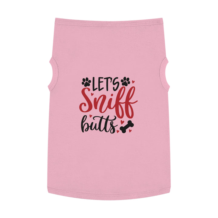 Valentine's Day Pet Tank - Let's Sniff Butts - Multiple colors and sizes available