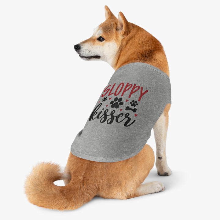 Valentine's Day Pet Tank - Sloppy Kisser - Multiple colors and sizes available