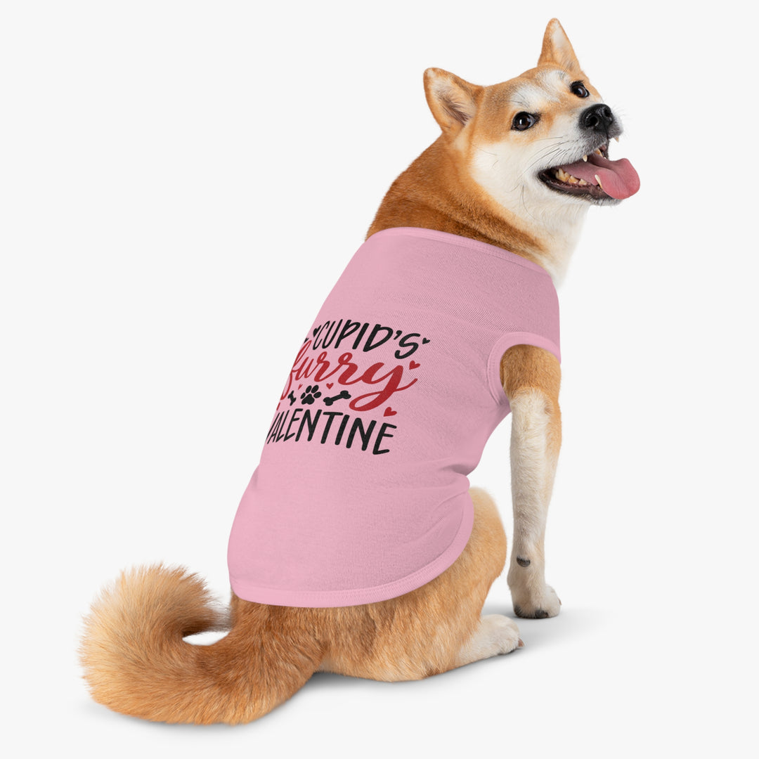 Valentine's Day Pet Tank - Cupid's Furry Valentine - Multiple colors and sizes available