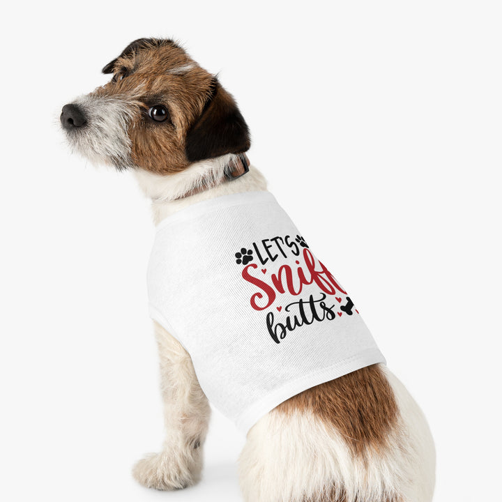 Valentine's Day Pet Tank - Let's Sniff Butts - Multiple colors and sizes available