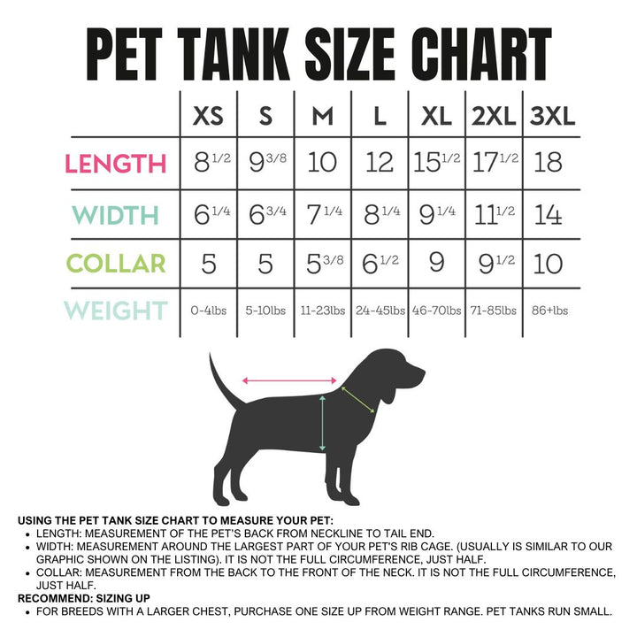 Valentine's Day Pet Tank - I'm the Best Valentine on Four Legs - Multiple colors and sizes available