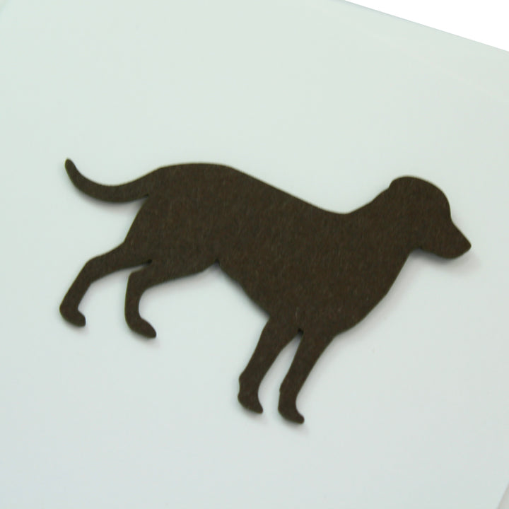 Dog Blank Card White Base | 200+ Dog Breeds to Choose from | 25 Dog Colors Available | Blank Inside | Single Card or 10 Pack