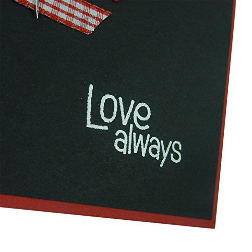 Valentine's Day Greeting Card - Handmade Valentine - Love Always - Handmade Valentine's Card - Embellish by Jackie