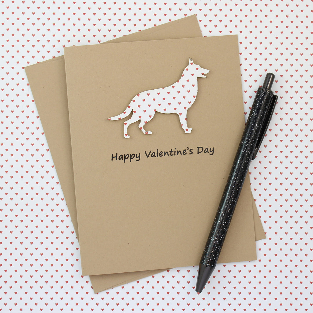 Custom Dog Valentine's Day Greeting Card