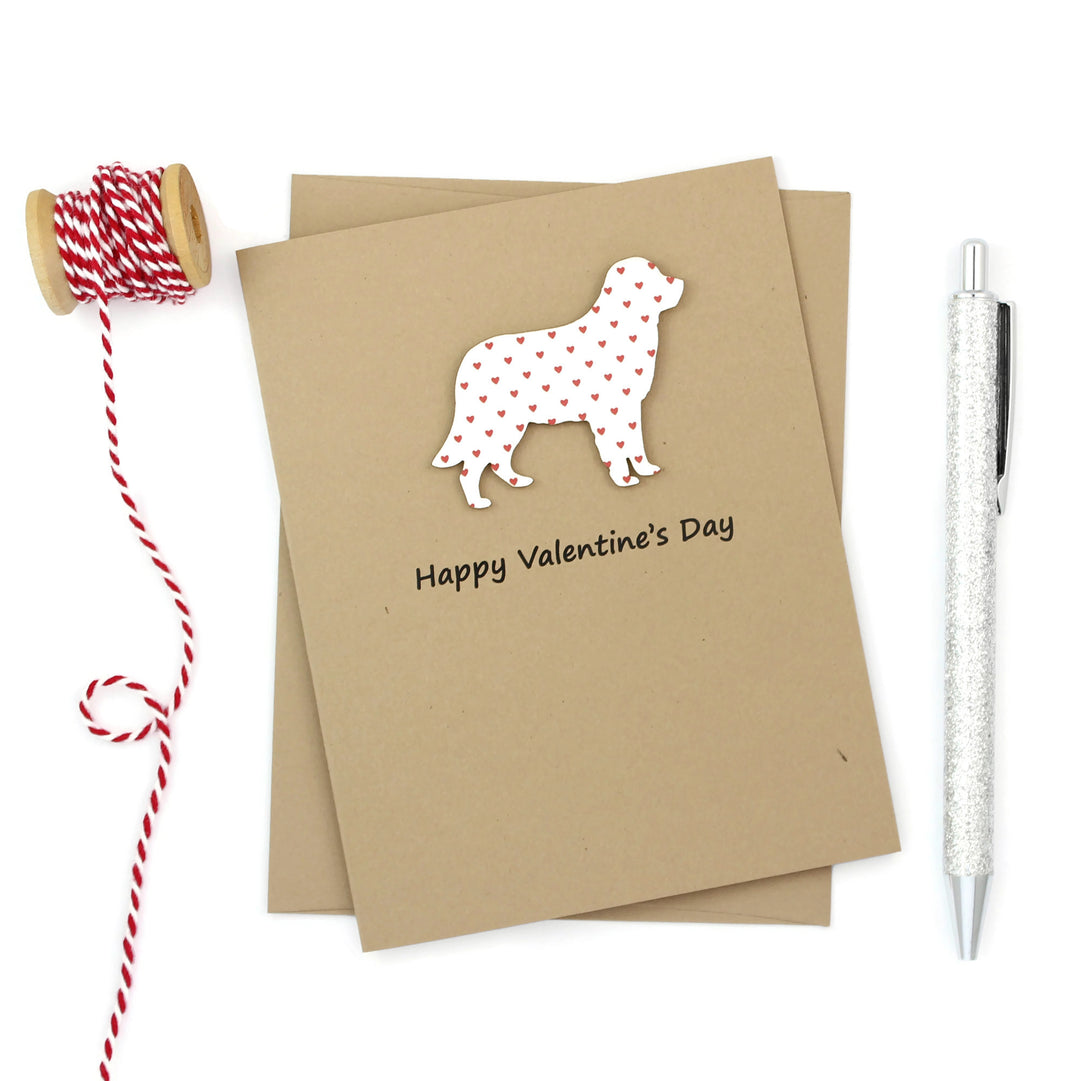 Custom Dog Valentine's Day Greeting Card