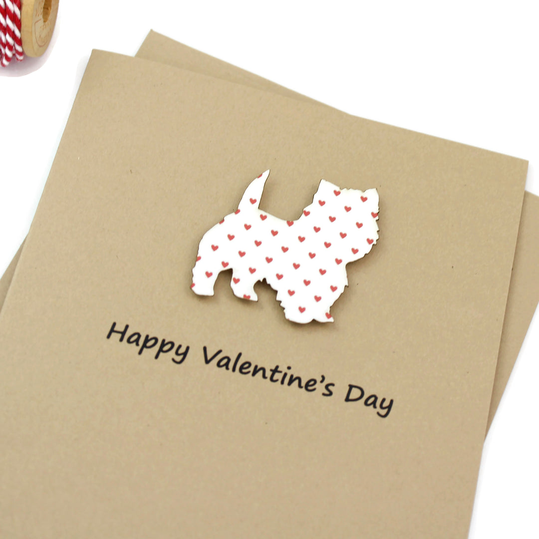 Custom Dog Valentine's Day Greeting Card