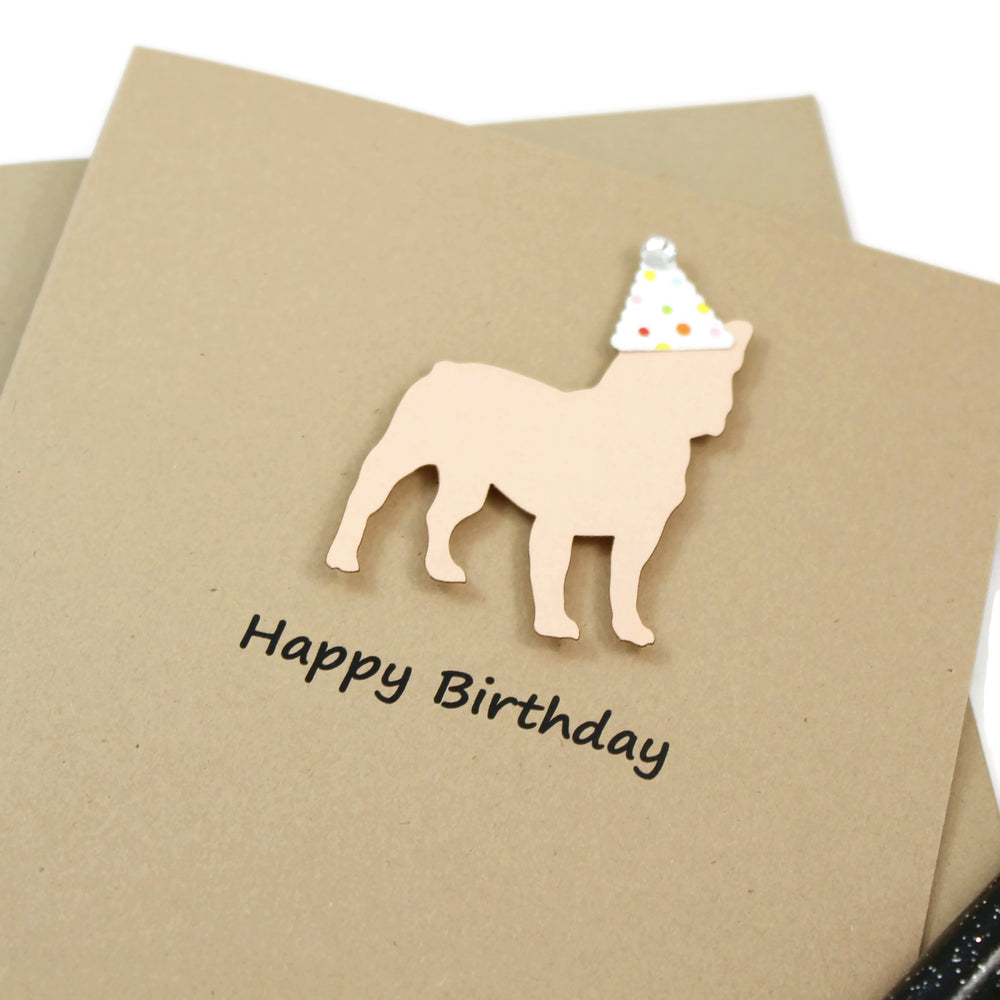 French Bulldog Birthday Card