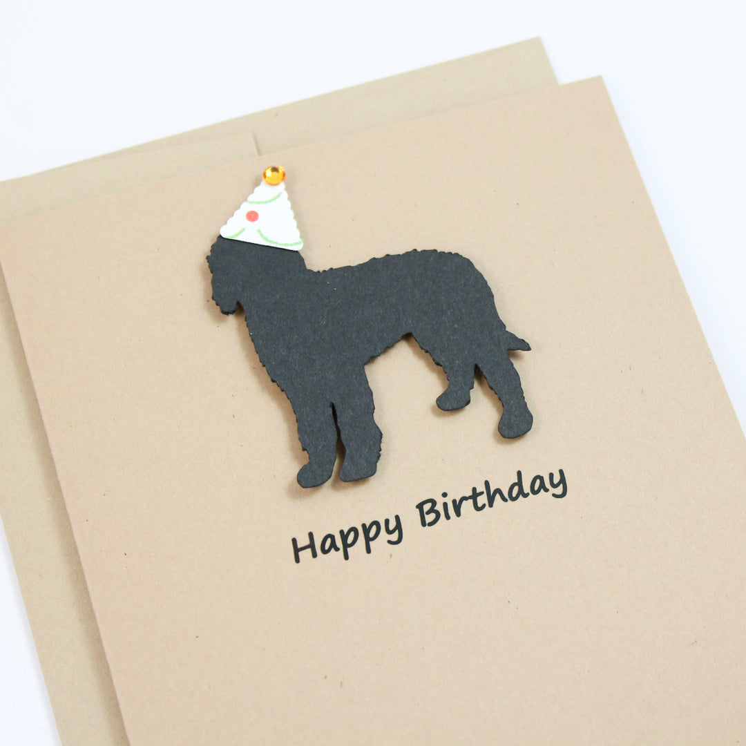 Bernedoodle Birthday Card | Handmade Labradoodle Greeting Cards| Single or 10 Pack | Choose Inside