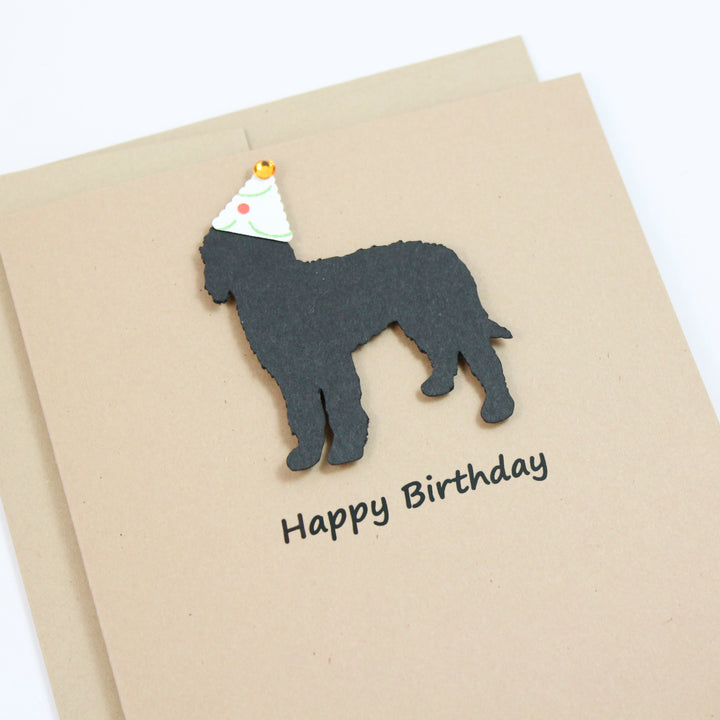 Bernedoodle Birthday Card | Handmade Labradoodle Greeting Cards| Single or 10 Pack | Choose Inside