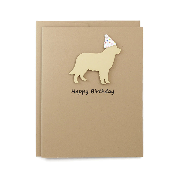 Golden Retriever Birthday Card