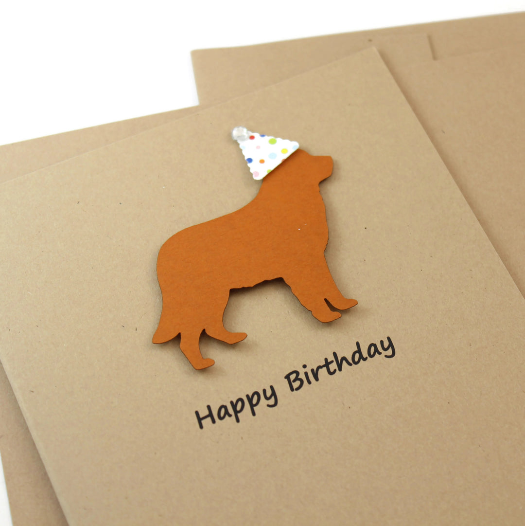 Golden Retriever Birthday Card