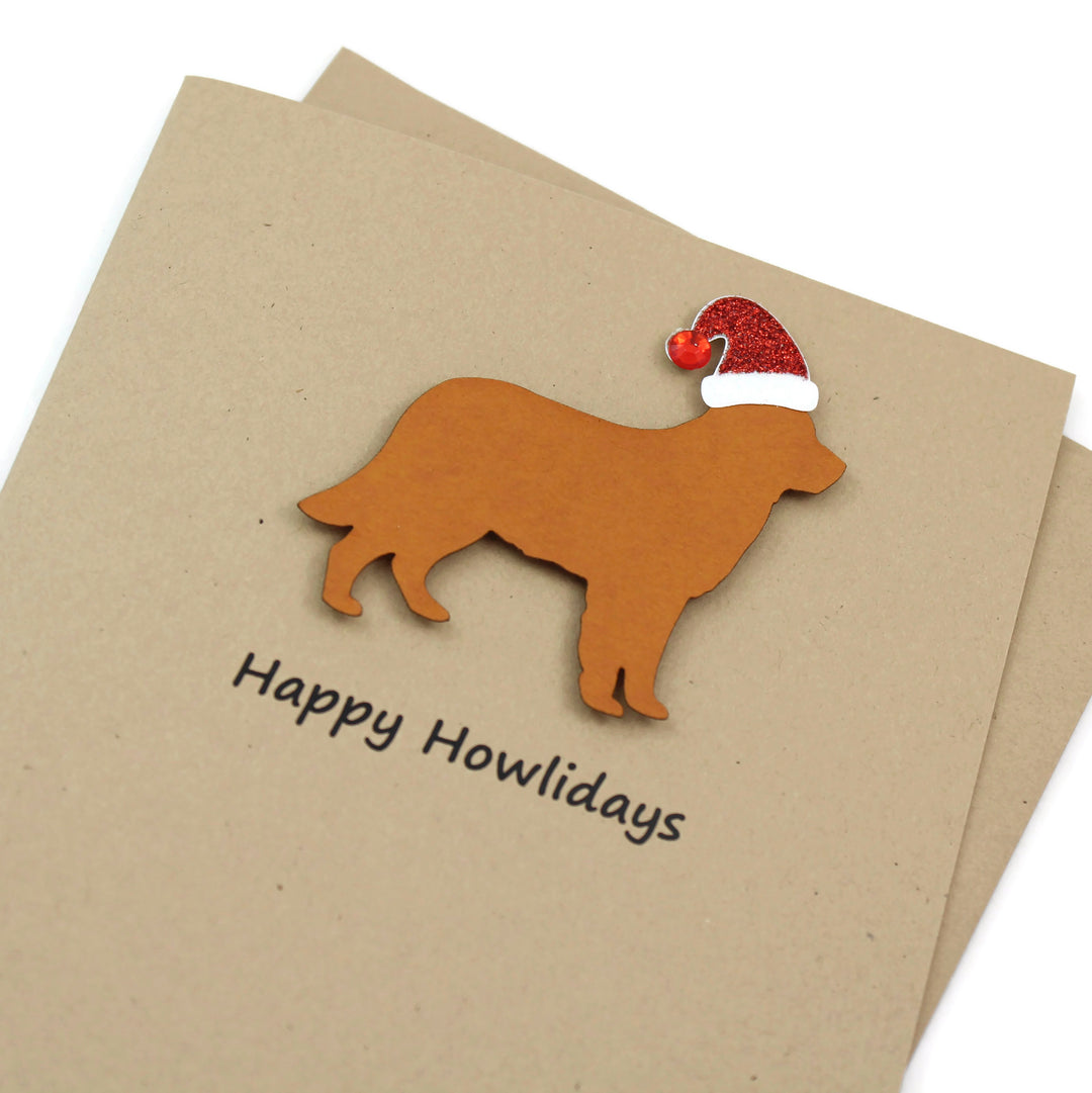 Golden Retriever Christmas Card