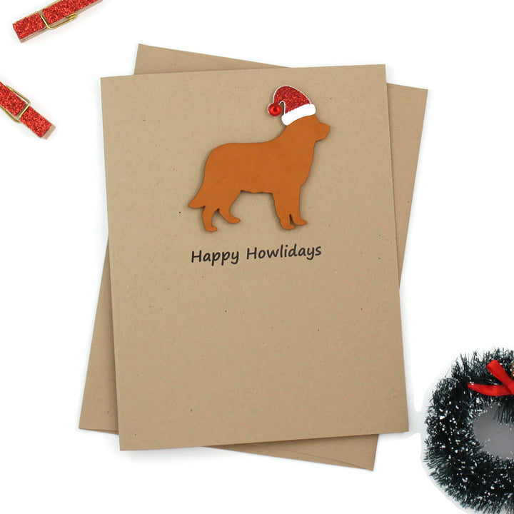 Golden Retriever Christmas Card