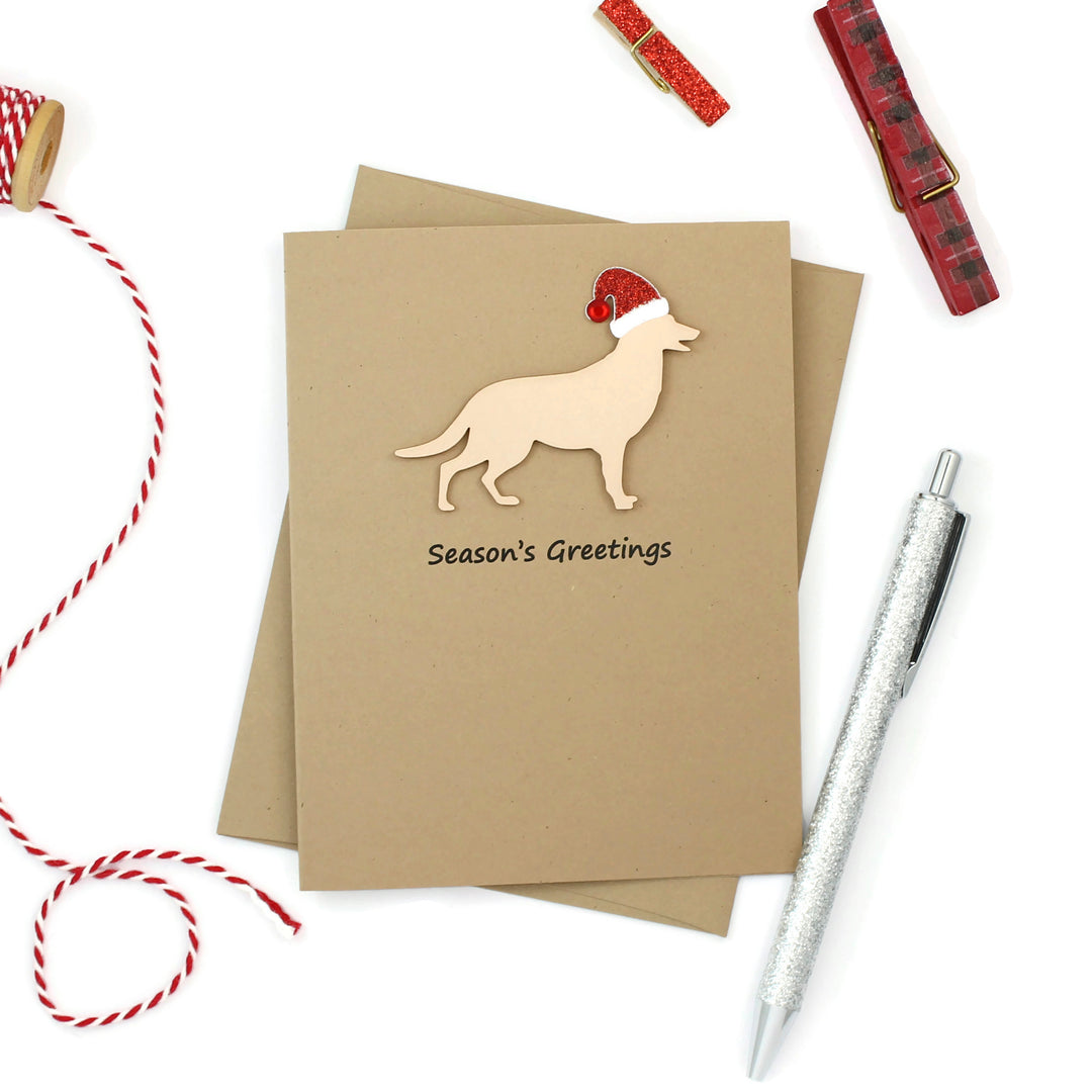 German Shepherd Christmas Card