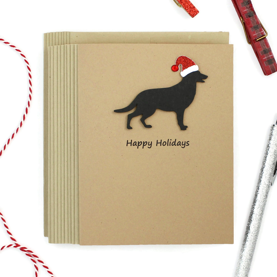 German Shepherd Christmas Card