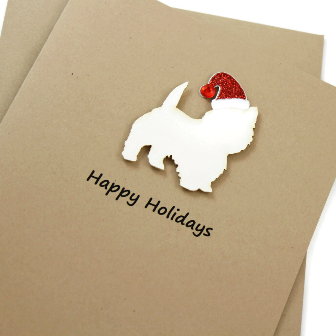 West Highland White Terrier Christmas Card