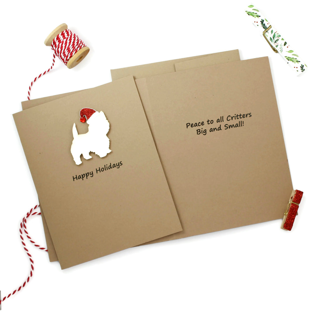 West Highland White Terrier Christmas Card