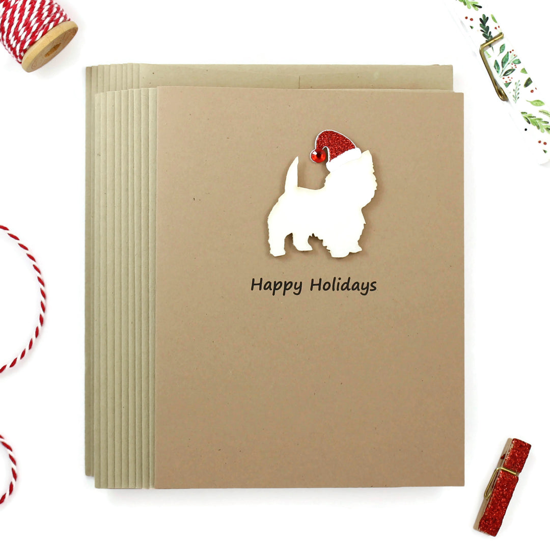 West Highland White Terrier Christmas Card