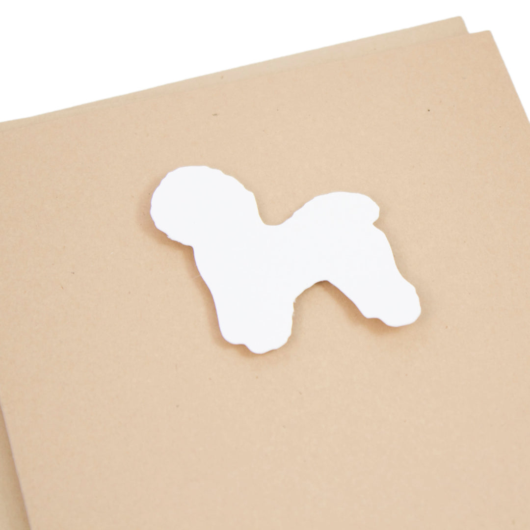 Bichon Frise Blank Cards | Handmade White Dog Notecards | Single Card or 10 Pack | Pet Lover Gift