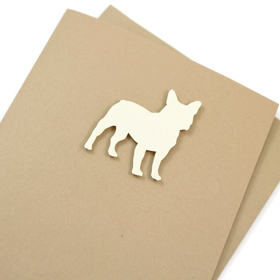 French Bulldog Blank Greeting Card