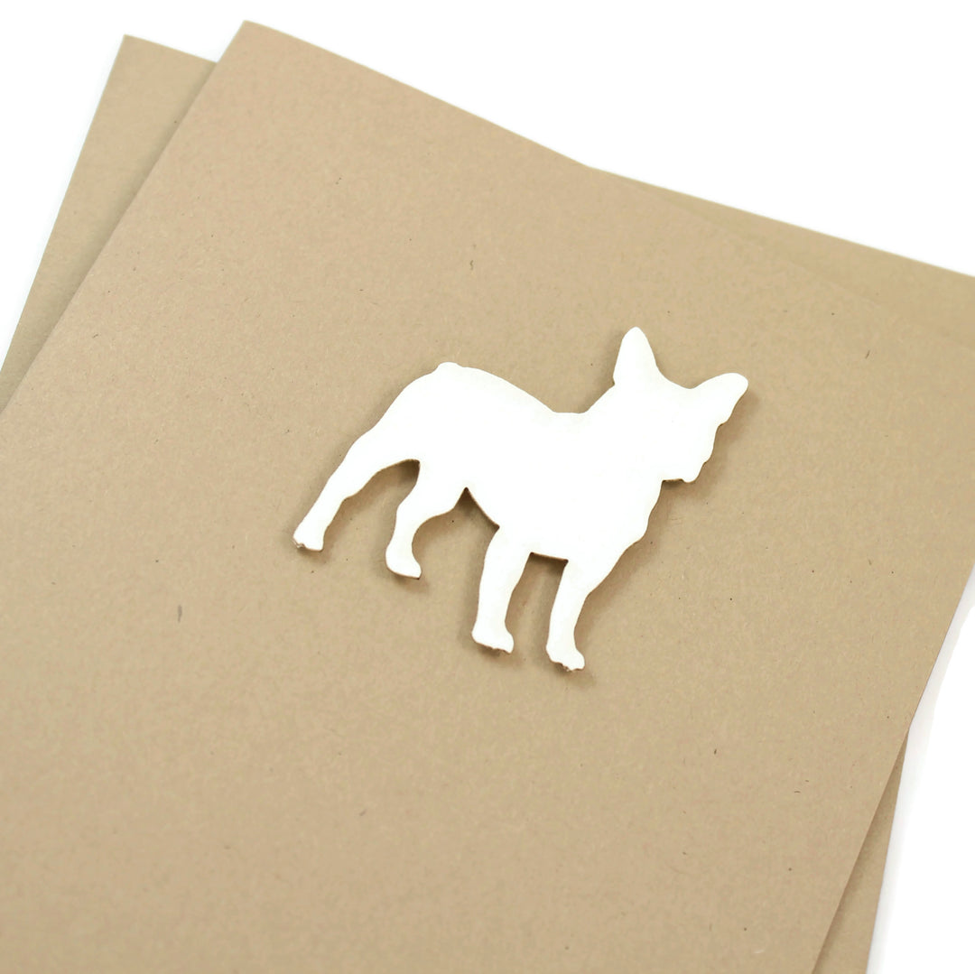 French Bulldog Blank Greeting Card