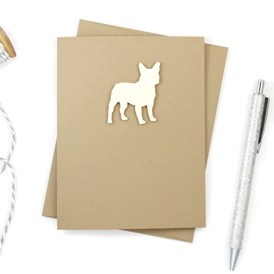 French Bulldog Blank Greeting Card