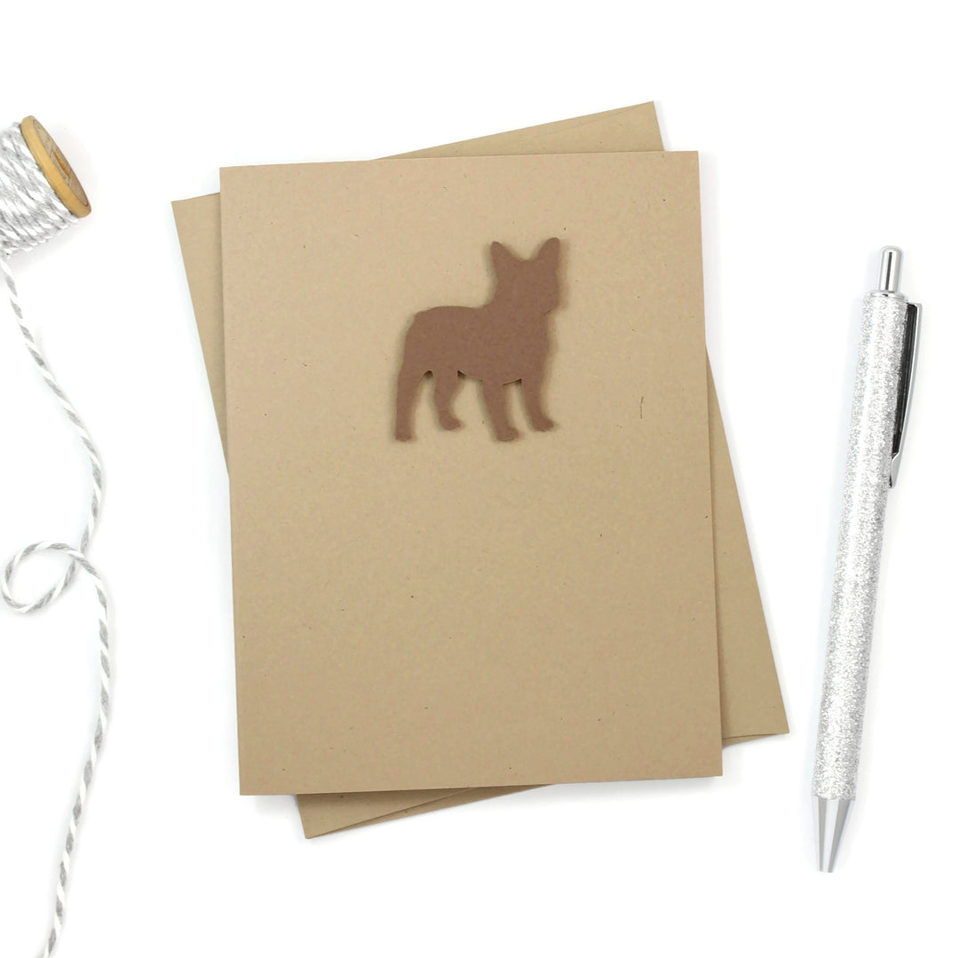 French Bulldog Blank Greeting Card