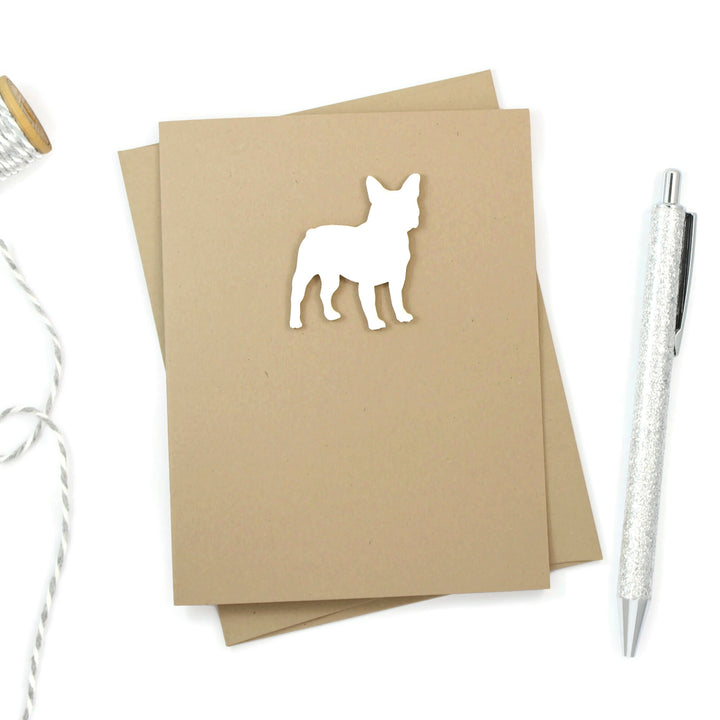 French Bulldog Blank Greeting Card