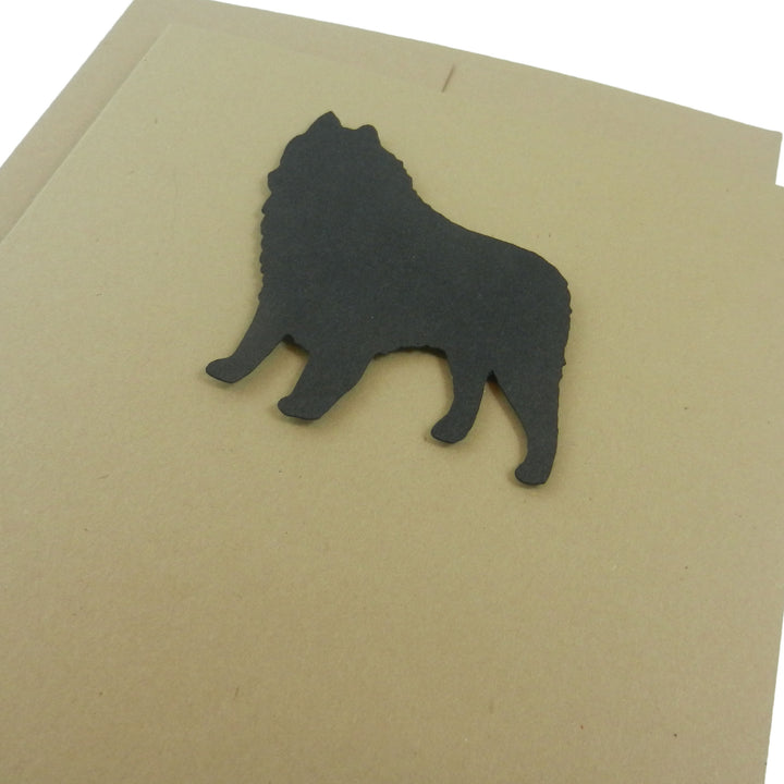 Schipperke Blank Dog Greeting Card | Notecards | Single Card or 10 Pack | with Envelopes | Black Dog - Embellish by Jackie