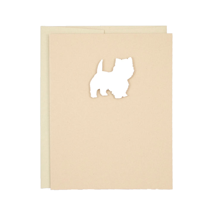 West Highland White Terrier Blank Cards | Handmade Westie Dog Notecards | Single Card or 10 Pack