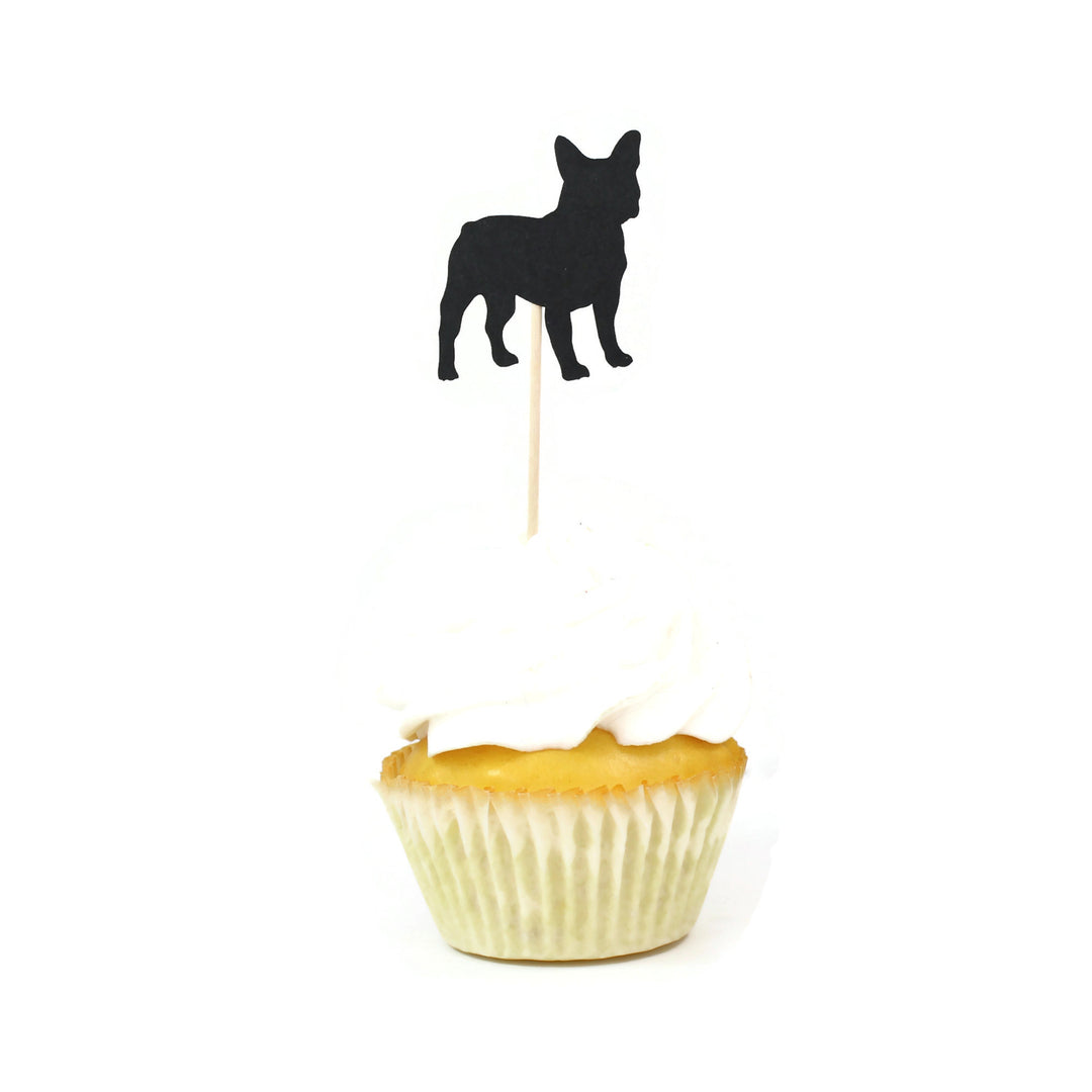 French Bulldog Cupcake Toppers